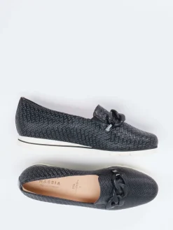 – Loafer aus geprägtem Leder*Hassia Online