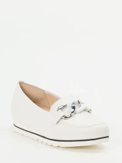 Damen Hassia – Loafer aus Kalbleder Offwhite