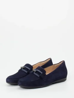 Damen Hassia – Loafer aus Veloursleder marine