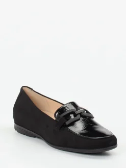Damen Hassia – Loafer aus Velours- und Lackleder