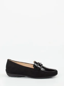 Damen Hassia – Loafer aus Velours- und Lackleder
