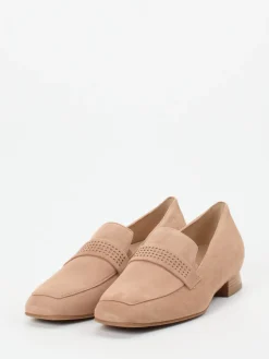Damen Hassia – Loafer aus Veloursleder in Rosé
