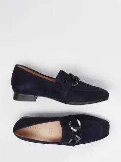 – Loafer aus Veloursleder in Dunkel*Hassia Online