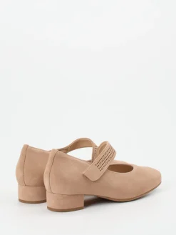 – Mary Jane Pumps aus Veloursleder rosé*Hassia Online