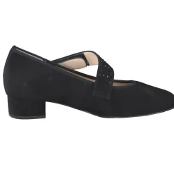 Damen Hassia – Mary Janes aus Veloursleder