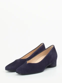 Damen Hassia – Pumps aus Veloursleder Dunkelviolett