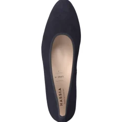 – Pumps aus Veloursleder Dunkel*Hassia Discount