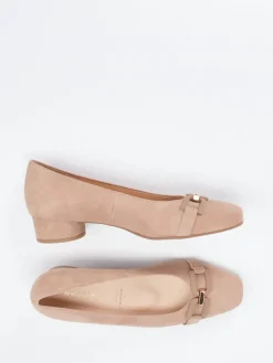 – Pumps aus Veloursleder in Sand*Hassia Discount