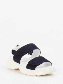 – Sandalen aus Veloursleder in Nacht*Hassia Sale