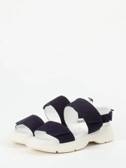 – Sandalen aus Veloursleder in Nacht*Hassia Sale