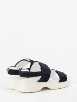 – Sandalen aus Veloursleder in Nacht*Hassia Sale