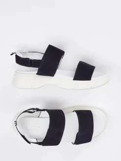 – Sandalen aus Veloursleder in Nacht*Hassia Sale