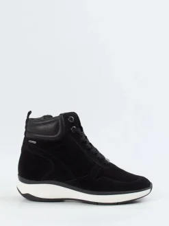 – Schnürstiefelette aus Veloursleder*Hassia Discount