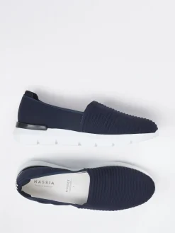 Damen Hassia – Slipper aus Textil in Dunkel