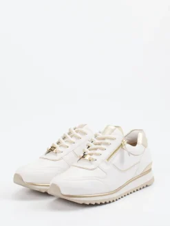 Damen Hassia – Sneaker aus Kalbleder mit Goldakzenten