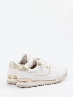 Damen Hassia – Sneaker aus Kalbleder mit Goldakzenten