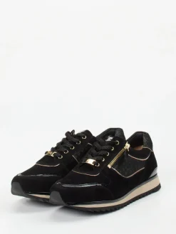 – Sneaker aus Veloursleder in -Gold*Hassia Hot