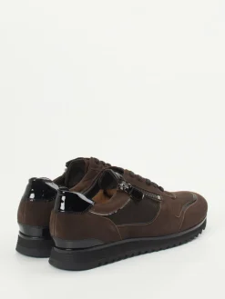 – Sneaker aus Veloursleder in Dunkel*Hassia Discount