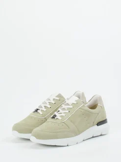 Damen Hassia – Sneaker aus Veloursleder salbei