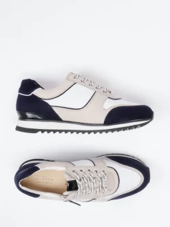 Damen Hassia – Sneaker aus Veloursleder und Leder mehrfarbig