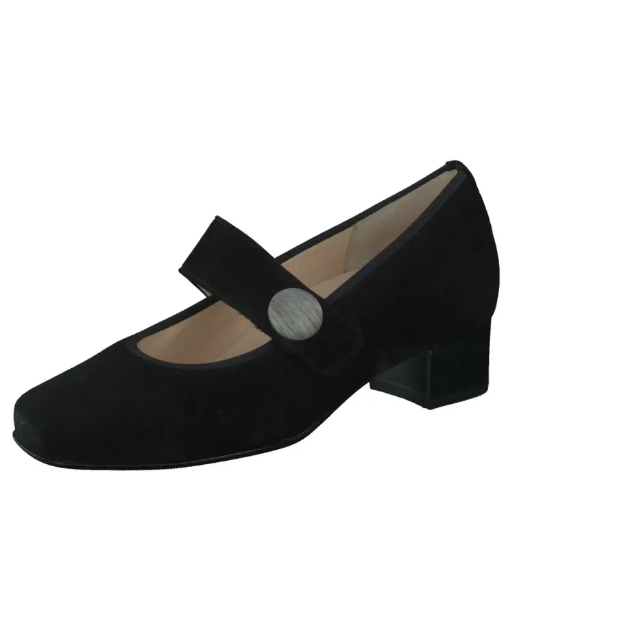 Damen Hassia – Spangenpumps aus Nubukleder