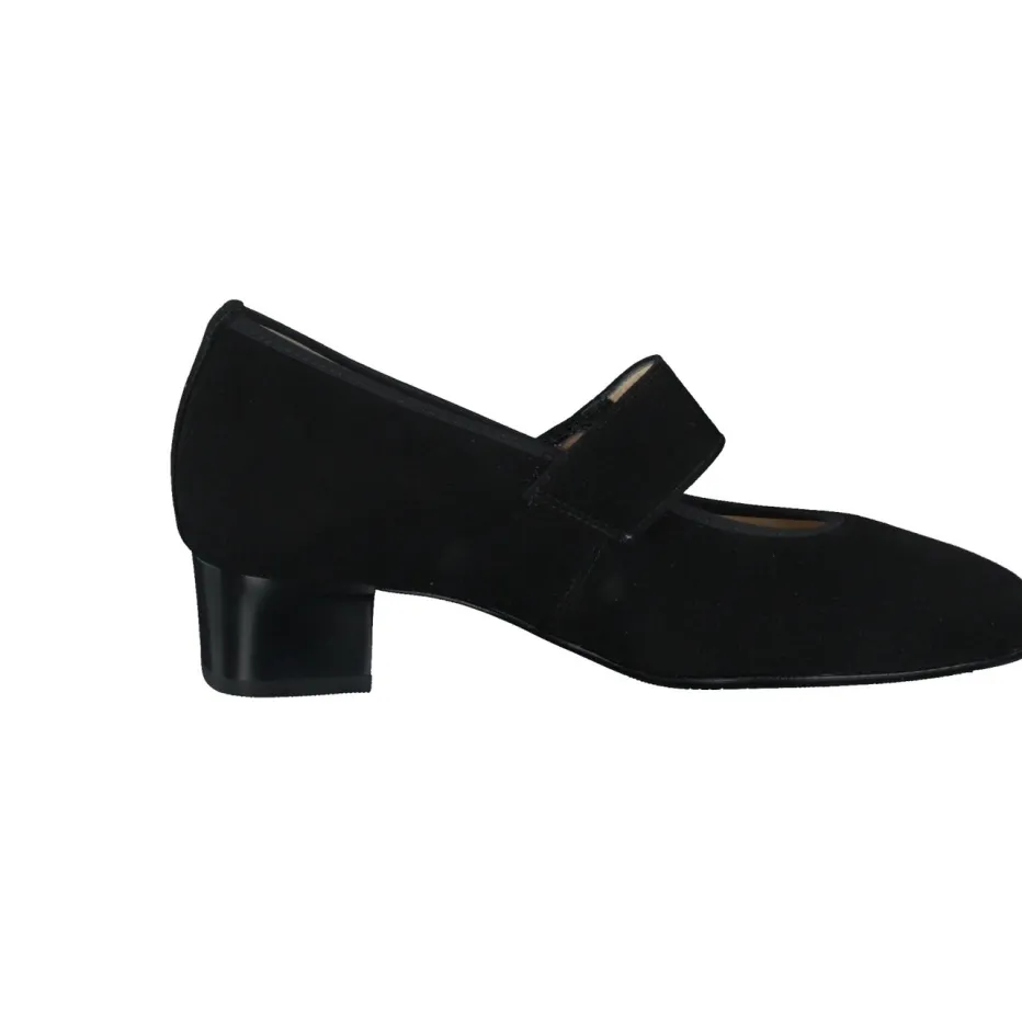 Damen Hassia – Spangenpumps aus Nubukleder