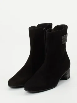 – Stiefeletten aus Veloursleder*Hassia Discount