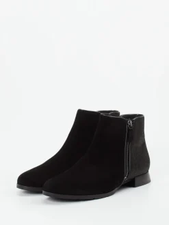 – Stiefeletten aus Veloursleder*Hassia