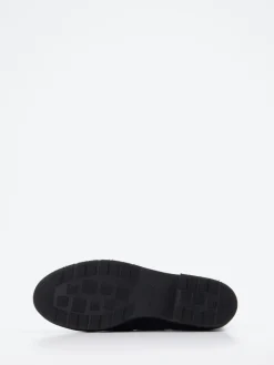 Damen Hassia – Stiefeletten aus Veloursleder Dunkel