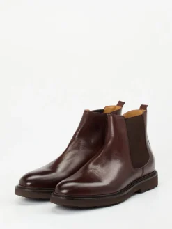 Herren Henderson – Chelsea Boots aus Kalbleder dunkel