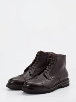 Herren Henderson – Herren-Schnürboots aus Hirschleder Dunkel