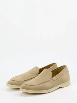Herren Henderson – Loafer aus Veloursleder in Beige