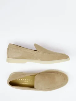 Herren Henderson – Loafer aus Veloursleder in Beige