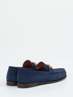 Damen Henderson – Loafer aus Veloursleder marine