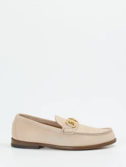 – Loafer aus Veloursleder in Beige*Henderson Outlet