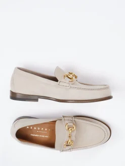 – Loafer aus Veloursleder in Beige*Henderson Outlet