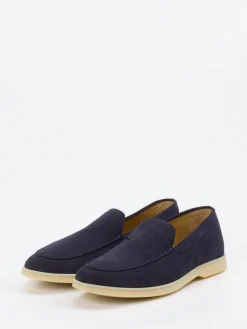 Herren Henderson – Loafer aus Veloursleder Dunkel