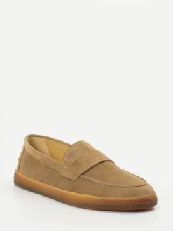 Herren Henderson – Loafer aus Veloursleder sand