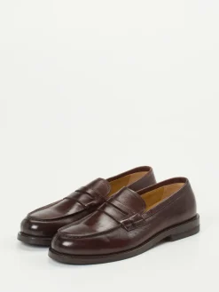 Herren Henderson – Penny Loafer aus Kalbleder Dunkel