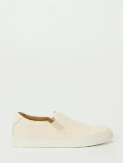– Slip-On Sneaker aus Hirschleder creme*Henderson Discount