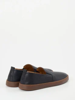 Herren Henderson – Slipper aus Hirschleder Dunkel