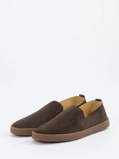 – Slipper aus Veloursleder Dunkel*Henderson Clearance