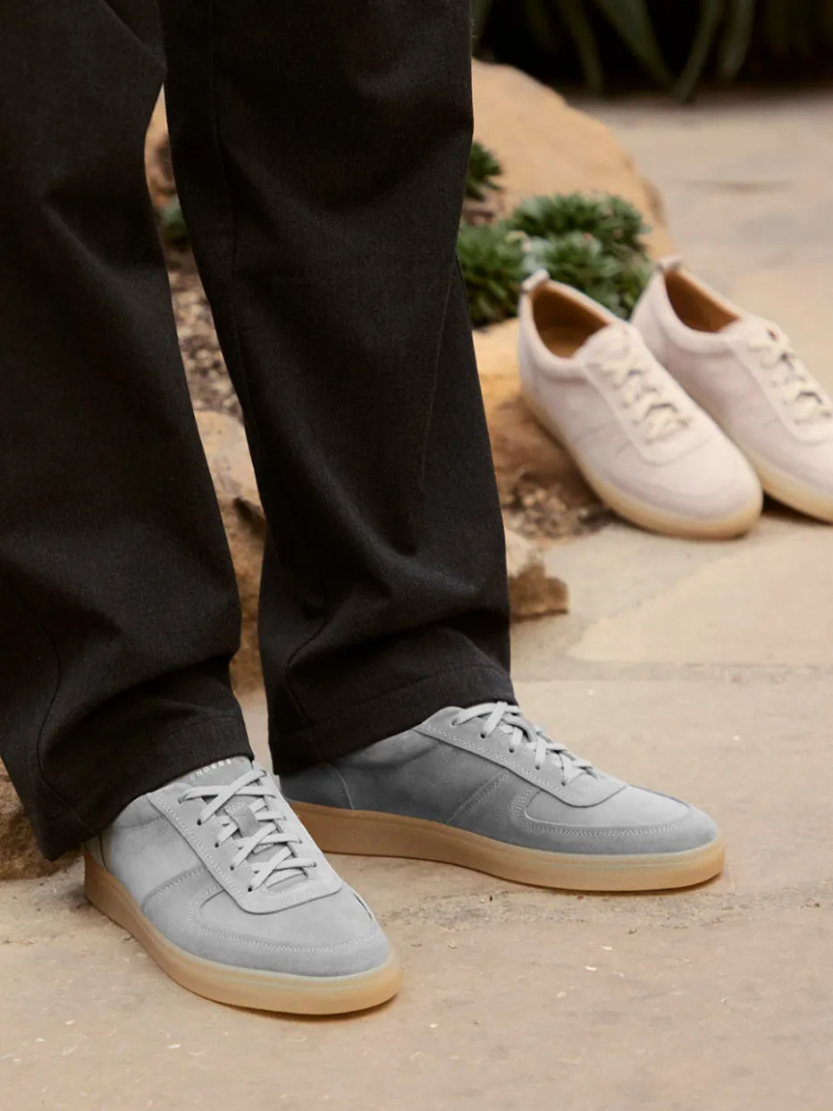 Herren Henderson – Sneaker aus Veloursleder Hell