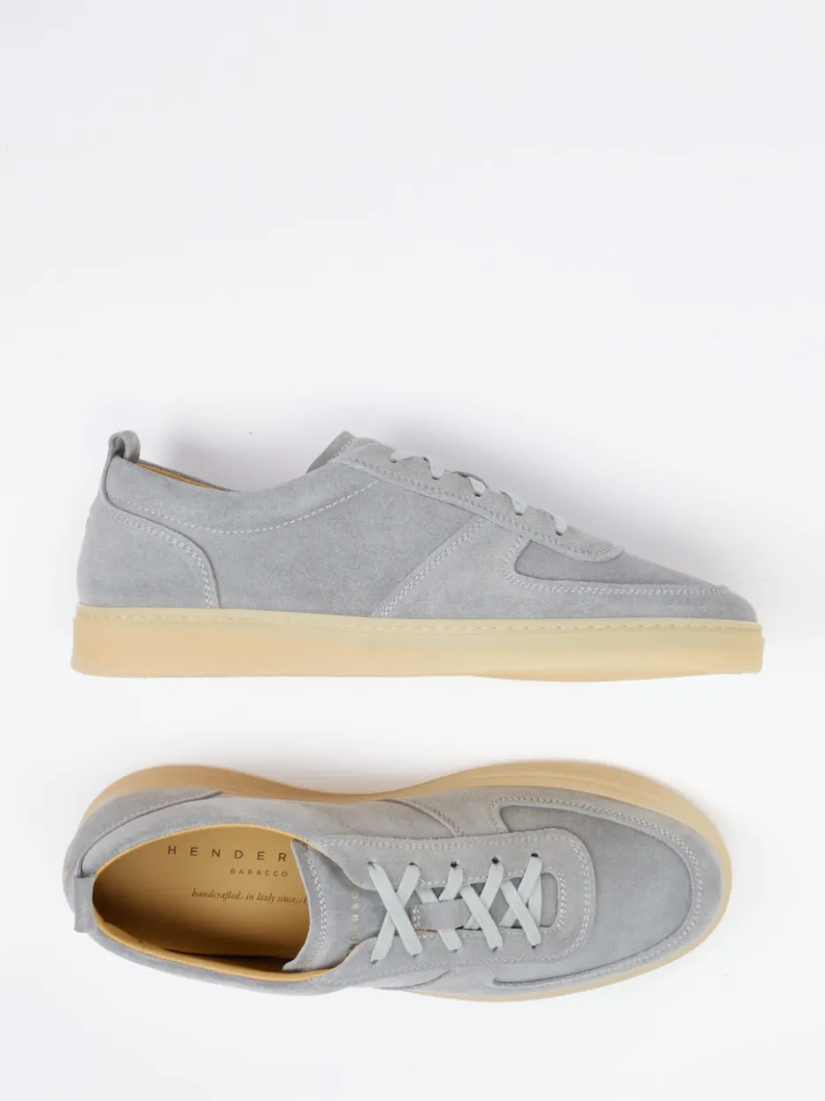 Herren Henderson – Sneaker aus Veloursleder Hell