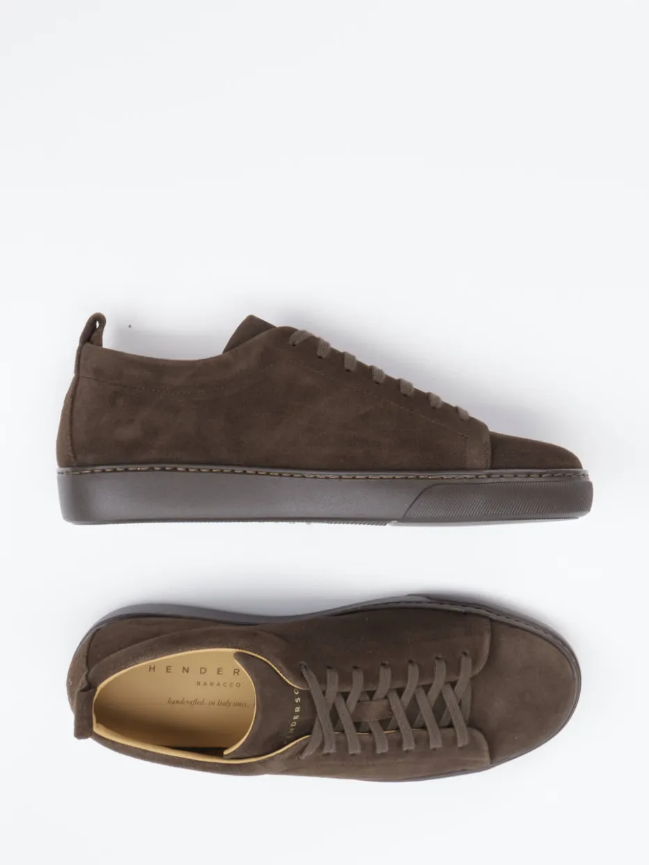 – Sneaker aus Veloursleder schokoladen*Henderson