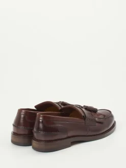 Herren Henderson – Tassel Loafer aus Kalbleder Bordeaux