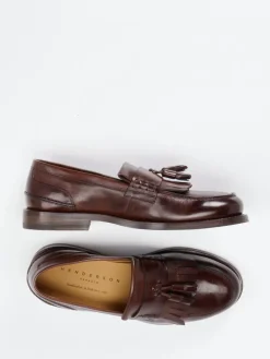 Herren Henderson – Tassel Loafer aus Kalbleder Bordeaux