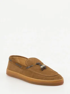 – Tassel-Loafer aus Veloursleder cognac*Henderson Outlet
