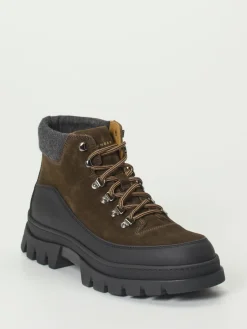 Herren Henderson – Wanderboots aus Veloursleder Dunkel