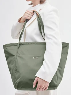 Damen Herschel – Shopper-Tasche aus Textil in Oliv